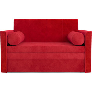 Выкатной диван Mebel Ars Санта №2 (кордрой красный) выкатной диван mebel ars санта велюр пудра нв 178 18