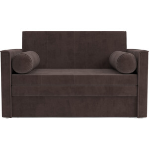 Выкатной диван Mebel Ars Санта №2 (кордрой коричневый) угловой диван mebel ars мансберг кордрой коричневый