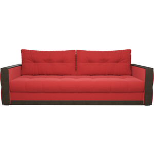 Еврокнижка Mebel Ars Бостон (красный) диван еврокнижка артмебель венеция микровельвет красный