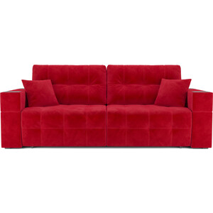 Еврокнижка Mebel Ars Венеция (кордрой красный) диван еврокнижка мебелико венеция микровельвет