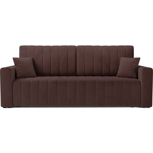 Еврокнижка Mebel Ars Лондон (велюр шоколадный / HB-178 / 16) выкатной диван mebel ars санта велюр шоколадный нв 178 16