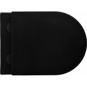 Унитаз подвесной безободковый Avimano Emotion с сиденьем микролифт, черный матовый (1000072)