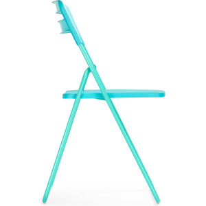 Пластиковый стул Woodville Fold складной blue