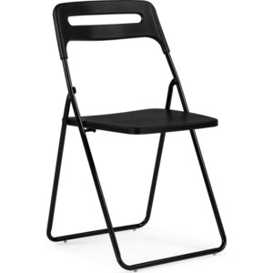 Пластиковый стул Woodville Fold складной black стул на металлокаркасе woodville fold 1 складной beige chrome