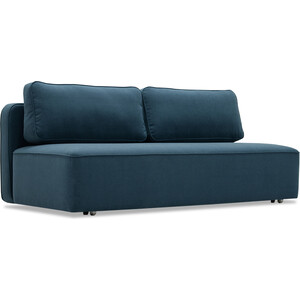 фото Диван-кровать ладья диван-кровать верро независимый пружинный блок, синий, велюр