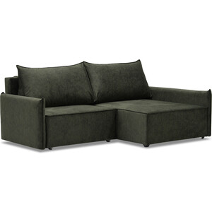 фото Угловой диван ладья угловой диван мурано велюр зеленый