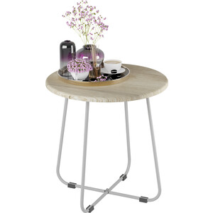 Стол журнальный Мебелик BeautyStyle 14 дуб сонома/металик стол трансформер lux сонома