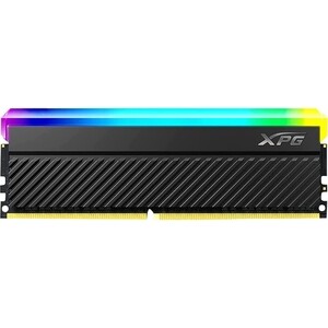 фото Память оперативная adata 16gb (2 x 8gb) ddr4 udimm, xpg spectrix d45g, 3600mhz cl18-22-22, 1.35v, rgb + красный радиатор ax4u36008g18i-dcbkd45g