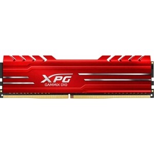 фото Память оперативная adata 16gb ddr4 udimm, xpg gammix d10, 3200mhz cl16-20-20, 1.35v, красный радиатор ax4u320016g16a-sr10