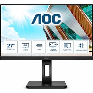 фото Монитор aoc q27p2ca lcd 27'' [16:9] 2560x1440(wqhd) ips, black