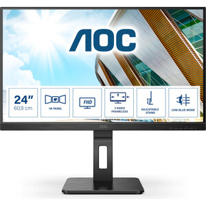 фото Монитор aoc 24p2qm lcd 23.8'' 16:9 1920x1080(fhd) va, black