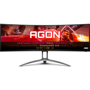 фото Монитор aoc ag493ucx lcd 49'' 32:9 5120 x 1440, black