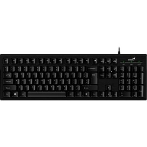 фото Клавиатура genius smart kb-101 black usb, only laser (hairline design), клавиш 105, провод 1.5 м