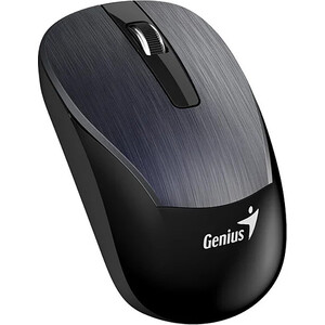 Мышь Genius ECO-8015 металлический серый (Iron Gray), 2.4GHz, BlueEye 800-1600 dpi, аккумулятор NiMH new package genius eco 8015
