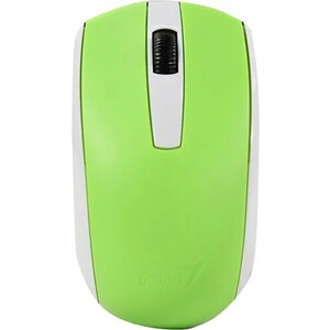 Мышь Genius ECO-8100 зеленая (Green), 2.4GHz, BlueEye 800-1600 dpi, аккумулятор NiMH new package фотополимерная смола phrozen wax like green зеленая 0 5 кг