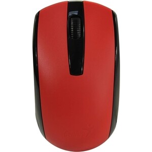 Мышь Genius ECO-8100 красная (Red), 2.4GHz, BlueEye 800-1600 dpi, аккумулятор NiMH new package мышь genius eco 8100 красная 31030010413
