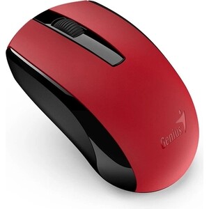 фото Мышь genius eco-8100 красная (red), 2.4ghz, blueeye 800-1600 dpi, аккумулятор nimh new package