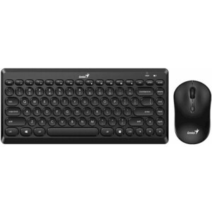 Комплект клавиатура и мышь Genius LuxeMate Q8000 (клавиатура LuxeMate Q8000/k + мышь LuxeMate Q8000/m ), Black комплект клавиатура и мышь microsoft sculpt comfort l3v 00017