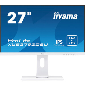 фото Монитор iiyama xub2792qsu-w1lcd 27'' [16:9] 2560x1440(wqhd) ips, white