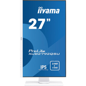 фото Монитор iiyama xub2792qsu-w1lcd 27'' [16:9] 2560x1440(wqhd) ips, white