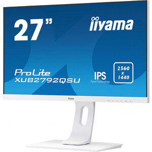 фото Монитор iiyama xub2792qsu-w1lcd 27'' [16:9] 2560x1440(wqhd) ips, white