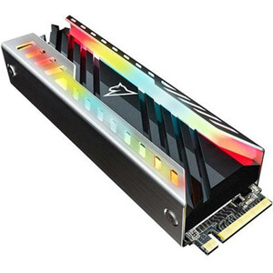 SSD накопитель NeTac NV3000 RGB PCIe 3 x4 M.2 2280 NVMe 3D NAND SSD 500GB, R/W up to 3400/2000MB/s, with heat sink & RGB