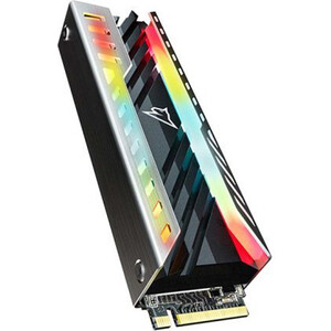 SSD накопитель NeTac NV3000 RGB PCIe 3 x4 M.2 2280 NVMe 3D NAND SSD 500GB, R/W up to 3400/2000MB/s, with heat sink & RGB