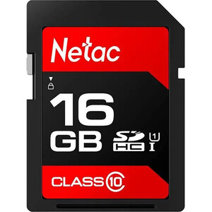 Карта памяти NeTac P600 SDHC 16GB U1/C10 up to 80MB/s, retail pack