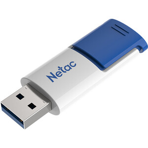 фото Флеш-накопитель netac u182 blue usb3.0 flash drive 64gb,retractable