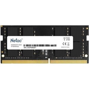 Память оперативная NeTac Basic SO DDR4-3200 16G C22 оперативная память для ноутбука samsung m471a1k43db1 cwe so dimm 8gb ddr4 3200 mhz m471a1k43db1 cwe