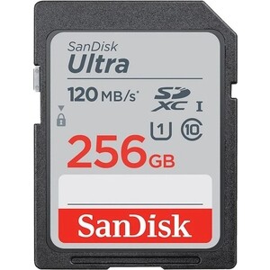 

Карта памяти Sandisk Ultra 256GB SDXC Memory Card 120MB/s, Ultra 256GB SDXC Memory Card 120MB/s