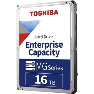 Жесткий диск Toshiba Enterprise Capacity MG08ACA16TE 16TB 3.5'' 7200 RPM 512MB SATA-III 512e жесткий диск toshiba enterprise capacity mg08sda400e 4tb 3 5 7200 rpm 256mb sas 512e