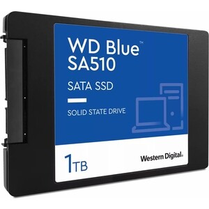 SSD накопитель Western Digital (WD) Blue SA510 3D NAND WDS100T3B0A 1ТБ 2,5 SATA (TLC)