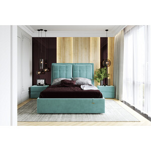 Кровать Сильва Ester 1400 модель 311 ультра минт (SLV101789) диван кровать сильва монако 3т модель 002 ультра минт slv102042