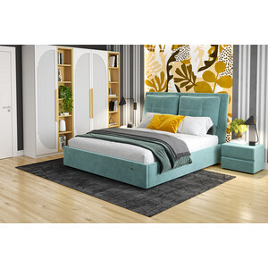 Кровать Сильва Ester 1800 модель 311 ультра минт (SLV101799) диван кровать сильва монако 3т модель 002 ультра минт slv102042