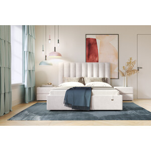Кровать Сильва Ingrid 1600 модель 312 вивальди 2 (SLV101811) банкетка мебелик вивальди с ящиком белый коронка п0005711