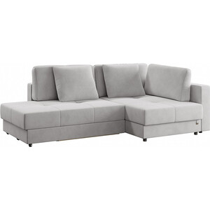 Диван-кровать Сильва Манхэттен ( 2т-1пф) модель 003 ультра смок (SLV102025) кресло для отдыха мебелик смарт g силуэт ткань ультра смок каркас серый ясень