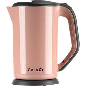 Чайник электрический GALAXY GL0330 розовый чайник электрический galaxy gl0330 blue 2000 вт голубой 1 7 л металл пластик