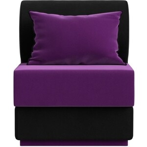 Кресло Лига Диванов Кресло Кипр микровельвет фиолетовый/черный кресло лига диванов кресло кипр велюр фиолетовый