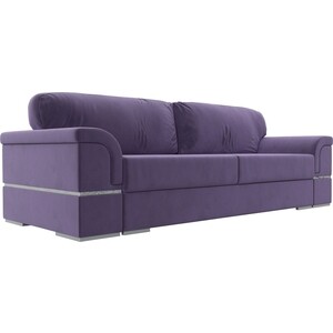 Прямой диван Лига Диванов Порту велюр фиолетовый прямой диван лига диванов неаполь велюр фиолетовый 111930