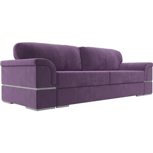 Прямой диван Лига Диванов Порту микровельвет сиреневый прямой диван лига диванов порту микровельвет фиолетовый