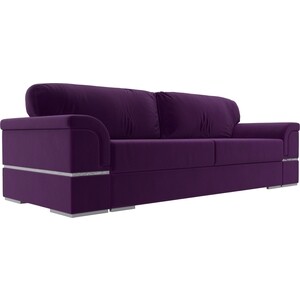 Прямой диван Лига Диванов Порту микровельвет фиолетовый прямой диван лига диванов порту микровельвет фиолетовый