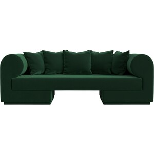 Прямой диван Лига Диванов Кипр велюр зеленый прямой диван лига диванов порту велюр зеленый