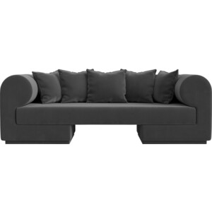 Прямой диван Лига Диванов Кипр велюр серый диван кровать угловой сильва угловой версаль ск модель 008 альма 35 slv101911