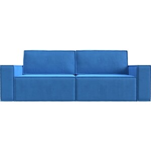 Прямой диван Лига Диванов Куба велюр голубой прямой диван артмебель зиммер велюр голубой