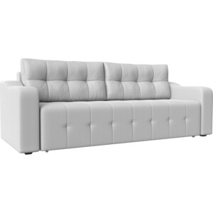 фото Прямой диван лига диванов лиссабон экокожа белый