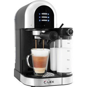 Кофеварка рожковая Lex LXCM 3503-1 (черная) кофеварка рожковая delonghi ec 685 bk