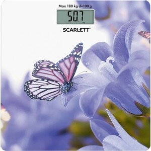 фото Весы напольные scarlett sc-bs33e072 (бабочка)
