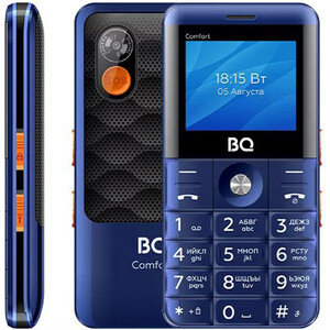 Мобильный телефон BQ 2006 Comfort Blue+Black 86194839 2006 Comfort Blue+Black - фото 1