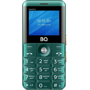 Мобильный телефон BQ 2006 Comfort Green+Black 86194837 2006 Comfort Green+Black - фото 2